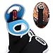 Hipiwe Wine Carrier Tote Bag Portable Wine bottle Tote Holders Insulated Neoprene Wine Cooler Bag Champagne/Water bottle/Beer/Drinks Carriers Bag Case for Travel, Picnic, Party (Set of 3)
