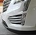 DeAutoBug Chrome Matte Finished Front Fog Light Decoration Cover Trim for Cadillac XT5 2017
