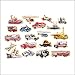 T.S. Shure Emergency Vehicles Wooden Magnets 20 Piece MagnaFun Set