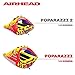 SPORTSSTUFF Poparazzi 1-3 Rider Towable Tube for Boating, Red