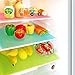 ATPWONZ 17.7 x 11.4 Inch Refrigerator Mat EVA Refrigerator Liners Fridge Mats Drawer Table Shelf Liner (Can Be Cut,6 Packs)