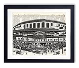 Vintage Wrigley Field Chicago Cubs Dictionary Art Print 8x10