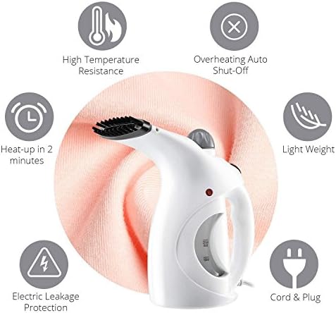 Avisa Global Handheld Garment Steamer Iron for Clothes for Home and Facial Steamer Portable (Color May Vary)