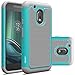 Moto G Play Case, OEAGO Moto G4 Play Case Cover Accessories [Shockproof] [Impact Protection] Hybrid Dual Layer Defender Protective Case Cover for Motorola Moto G Play 4th Gen/Moto G4 Play - Mint
