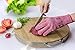 J H 3 Color Cut Resistant Gloves Red For Meat, Green For Veg, Yellow For Fruit- High Performance Cut Level 5, Food Grade No Cross Contam, 3Piece Medium