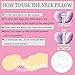 USUNO Cervical Neck Pillows - Neck Support Relaxer - Neck and Shoulder Traction Device - Cervical Relief Pillow, Relieve Neck and Shoulder Pain. (Pink)