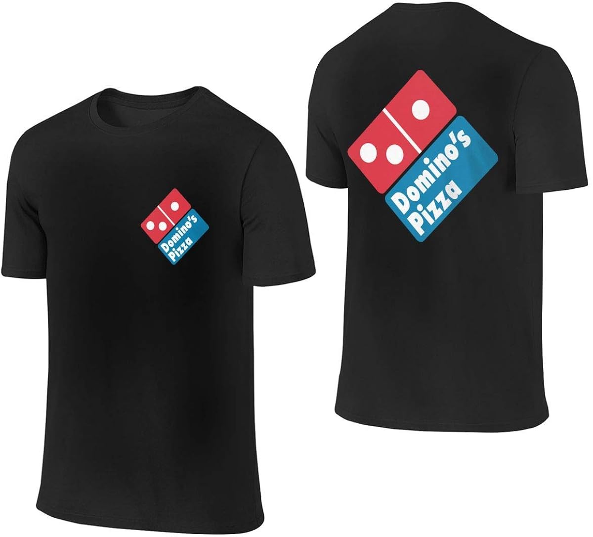 Men's Casual Domino's Pizza Tee T Shirt Short Sleeve O-Neck Cotton T-Shirt Sports Fitness Tops Plus Size