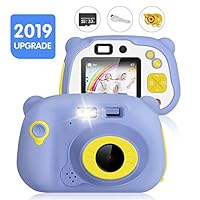 Kids Camera, Digital Camera for Kids 1080P HD Shockproof Camera 2.0 Inch Camera Gifts for Kids, Kids Video Camera with 32 GB Memory Card, Mini Kids Camera Rechargeable Kids Camera for Outdoorplay
