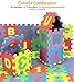 Alphabet Letters and Numbers Foam Puzzle Square Floor Mat, 6x6-Inches, 72-Pieces