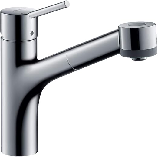 Hansgrohe 32841000 Talis S grifo monomando de cocina, 165mm con ducha