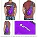 LC Prime FBA_CH058PE Â Sling Bag Chest Shoulder Unbalance Gym Fanny Backpack Sack Satchel Outdoor Bike Nylon Fabric Purple 1