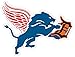 DETROIT Red Wings Lions Tigers Fan Sport Logo 4