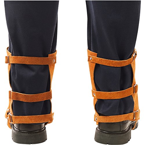 Steiner 12185 Spats, Split Cowhide Leather Shoe Protector, 5" H x 7" L