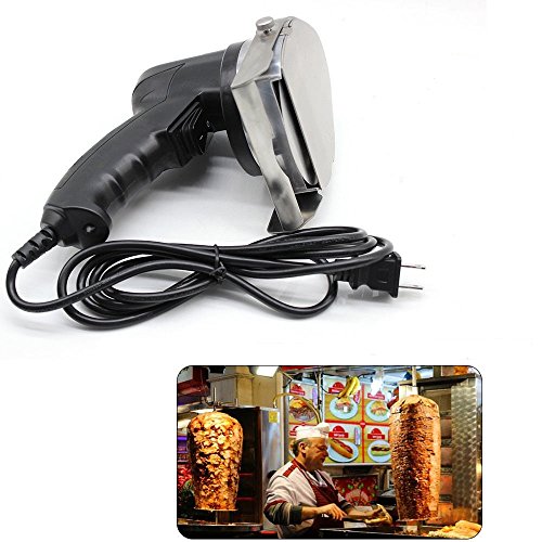 Electric Barbecue Knife, KANING 80W Electric Doner Kebab Slicer Shawarma Gyro Cutter Chicken Carver Machine