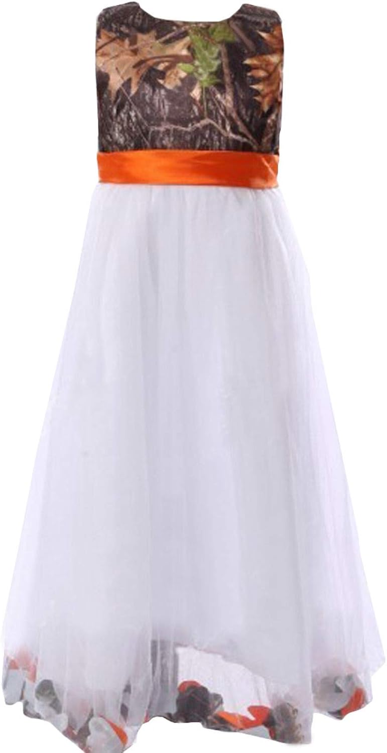 white tulle flower girl dress