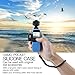 RCstyle Soft Silicone Protective Case with Lanyard Compatible for DJI Osmo Pocket Accessories Protector Shock Proof Silicone Cover with Neck Strap (Black)