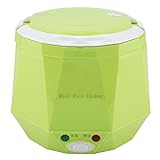2 Cup Mini Rice Cooker Steamer 12V 100W 1.3L