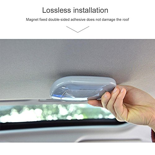 Car Ceiling Roof Dome Light, 2W RV Magnetic Dome Light Fixture Universal USB Rechargeable Wireless LED Car Dome Ceiling Lamp with 10 Led for RV, Trailer, Camper, Motorhome, Boat. 9.5mm Extra Slim