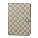 Luxury Grid Design PU Leather Case Cover Stand for Apple iPad Mini 7.9 inch Tablet White