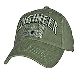 U.S. Army Corps of Engineers OD Green Baseball Cap, One Size Fits Most