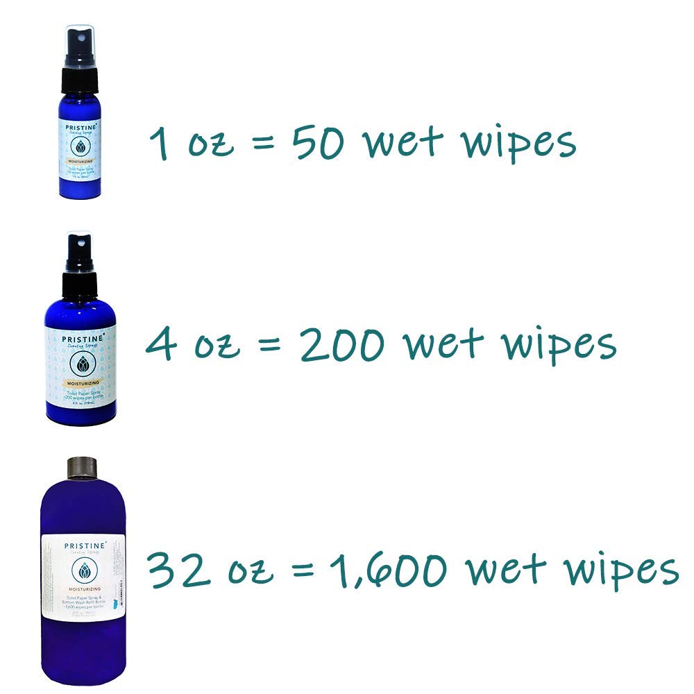 Pristine Toilet Paper Spray As Seen On Shark Tank The Friendly, More Natural