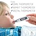 Baby Digital Thermometer for Fever - Fast 10 Sec Digital Thermometer for Oral, Rectal, Underarm Temperature - Clinical Thermometer for Adults, Kids, Infant