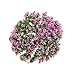 Techinal 1Pcs Artificial Mini Trees, Miniatures Pink Flower Tree for Fairy Garden Dollhose DIY Decor