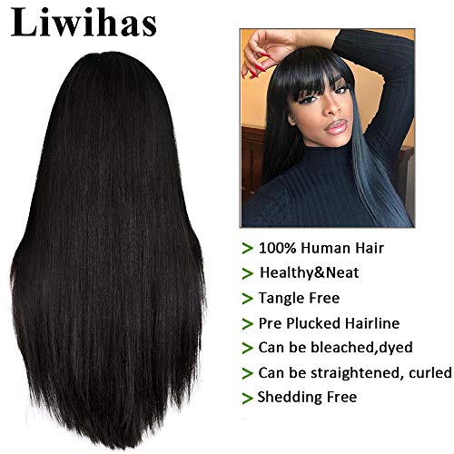 Liwihas-Silky-Brazilian-Virgin-Straight-Human-Hair-Wigs-with-Bangs-130-Density-None-Lace-Front-Wigs-Glueless-Machine-Made-Wigs-for-Black-Women-Natural-Color-26inch-Straight-Wigs