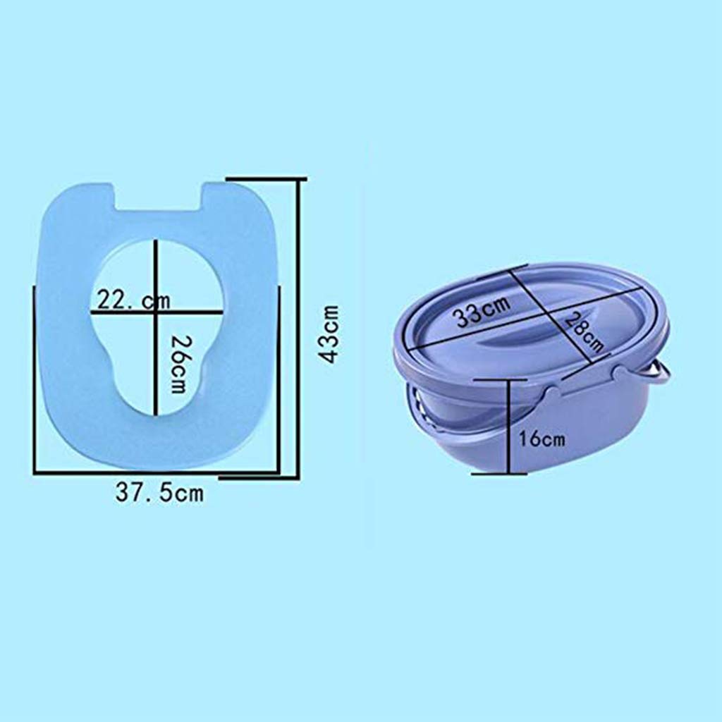 超特価激安 折りたたみ軽量便座椅子アップグレードを強化調整可能な便器青 B07c2pwbh7 海外輸入 Trb Se
