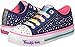Skechers Kids Twinkle Toes Chit Chat Light-Up Lace-Up Sneaker,Bleu marine,11 M US Little Kid