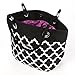 Fit & Fresh Signature Collection Ladies' Brisbane Insulated Tote - Black & White Ikat