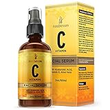 Vitamin C Serum for Face (2oz) with Hyaluronic Acid and Vitamin E Natural Skin Care Facial Treatment Neck & Chest Anti-Aging Serum Fights Pigmentation Fine Lines and Wrinkles