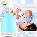2PACK Essential Oil Diffuser, Avaspot 120ml Portable Ultrasonic Aroma Diffuser, Cool Mist Humidifier, 7 LED Colors Waterless Auto-off and Adjustable Mist Mode for Home, Office, Christmas