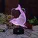 Dolphin Night Light for Kids Animal Remote Control LED Desk Table Lamp 7 Color Touch Base Kids Children Halloween Christmas Gift Home Office Decor by HUI Yuan