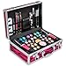 Vokai Makeup Kit Gift Set - 51 Piece 32 Eye Shadows 2 Blushes 2 Lipsticks 2 Lip Glosses 2 Eye Liner Pencils 1 Lip Liner Pencil 1 Mascara - Case with Carrying Handle