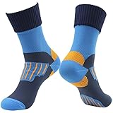 100% Waterproof Breathable Socks, [SGS Certified] RANDY SUN Unisex Novelty Sport Skiing Trekking Hiking Socks 1 Pair
