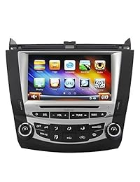 Koolertron para el 7º 2003 2007 Honda Accord Dual Zone 8 pulgadas Digital HD Pantalla táctil Coche DVD GPS Honda Accord Radio (Zona única)