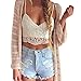 ROPALIA Women Crochet Lace Bralette Knit Bra Boho Beach Bikini Halter Tank Top