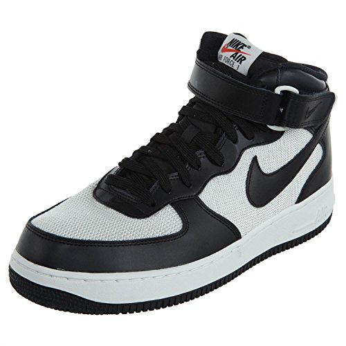 Nike Mens Air Force 1 Mid 07 Basketball Shoe Black/Black-Summit White 10