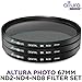 67MM Altura Photo Neutral Density Professional Photography Filter Set (ND2 ND4 ND8) + Premium MagicFiber Microfiber Cleaning Cloth