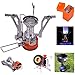 Bisgear 12pcs Camping Cookware Stove Canister Stand Tripod Folding Spork Wine Opener Carabiner Set (TM) Outdoor Camping Hiking Backpacking Non-Stick Cooking Non-Stick Picnic Knife Spoon Dishcloththumb 4