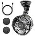 OPOLAR Mini Car & Kitchen USB Fan, Four Speeds, Strong Attraction on Windshield/Car Window, 360° Rotation, Cooling Fan for Sedan SUV RV Boat Auto Vehicles, Only USB Powered (Two Suction Bases)