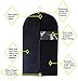 Breathable Garment Bag Covers Storage for Suit, Dress, and Cloth, 24