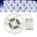 KAPATA SZMYLED Battery Operated Lights Battery Powered 3528 Led Strip Lights 1m 3*AA Battery Controler Waterproof Led Strip Cool White