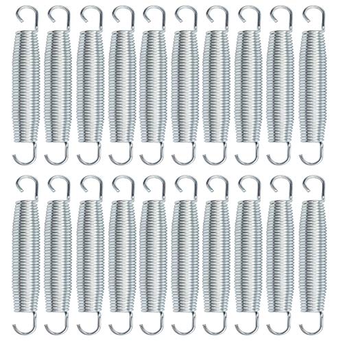 EWONICE 20Pcs 5 1/2" Inch Trampoline Springs Set Heavy Duty Galvanized Steel High Tensile Replacement Kit