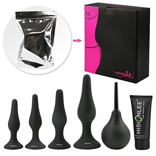 6 Hisionlee+Medical+Silicone+Sensuality+Black
