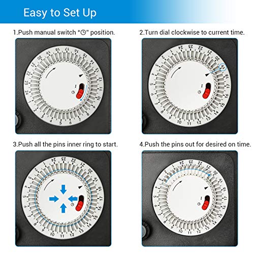 2 DEWENWILS+Mechanical+Waterproof+Extension+Christmas