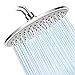 WarmSpray Rain Shower Head High Pressure with 9 Inch Thin Chrome Large Coverage Rainfall Spray Shower Relaxation