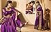 Shree Designer Sarees Women's Purple Kanchipuram Saree with Double Unstitched Blouse