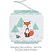 Big Dot of Happiness Mr. Foxy Fox - Baby Shower or Birthday Party Hanging Decorations - 6 Count
